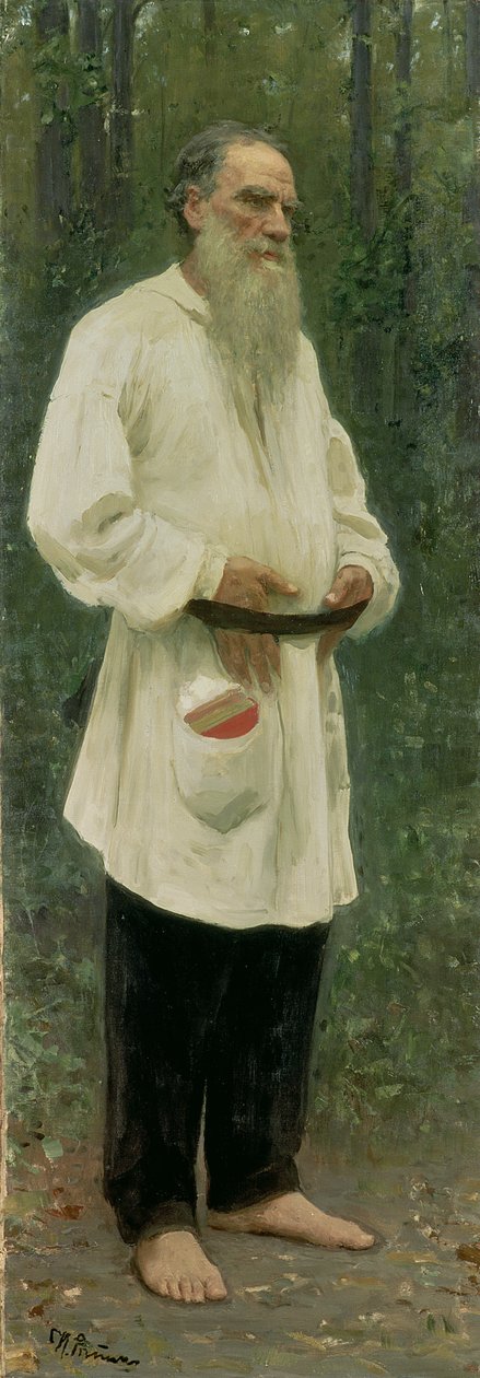 レフ・トルストイの肖像（1828-1910）1901